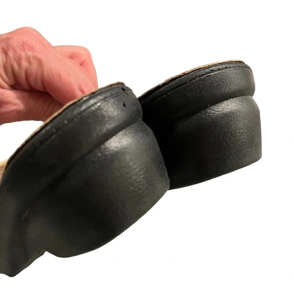 NWOB Flexus Spring Step Anatomic Beige Suede Leather Sandals Glitter Italy 8 - Picture 8 of 12